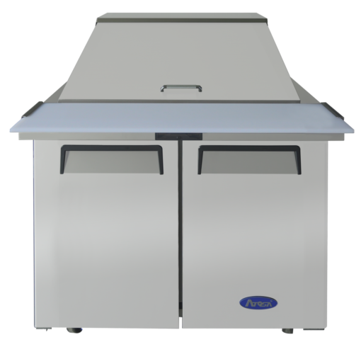Atosa MSF3615GR 36in 2 Door Mega Sandwich Prep Table 15 Pan Capacity with Casters 120 volt Free Shipping