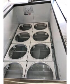 New 8 Tub Ice Cream Display freezer w/LED Internal Lighting, 51-3/4 Long,  Free Shipping - 5 Star Restaurant Equipment