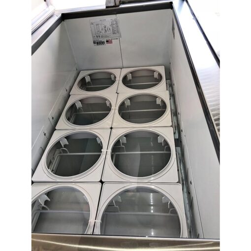 Commercial 67" Ice Cream Dipping Cabinet Display Case - Image 2
