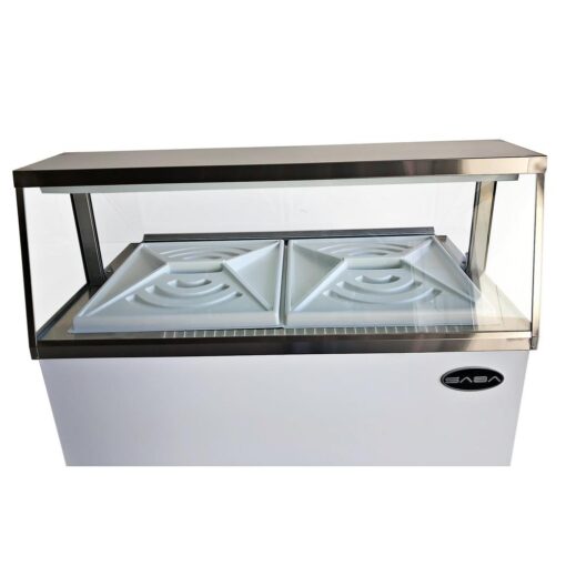 Commercial 67" Ice Cream Dipping Cabinet Display Case - Image 5
