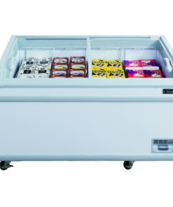 New 8 Tub Ice Cream Display freezer w/LED Internal Lighting, 51-3/4 Long,  Free Shipping - 5 Star Restaurant Equipment