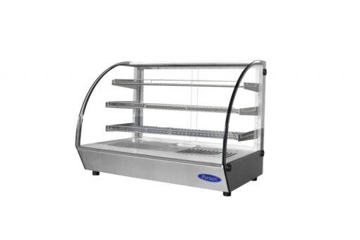 Atosa CHDC-44  27.5" Heated Countertop Display Curved Glass Case Free Shipping - Image 3