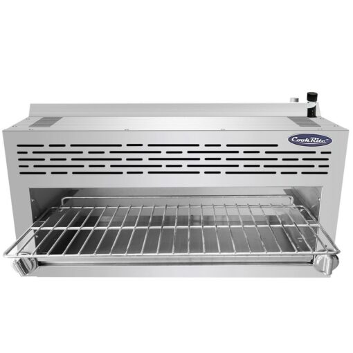 36" Range 6 Burners 1 Full Oven Stove with Cheese Melter Top CookRite AGR6B Natural Gas Free Shipping - Image 2