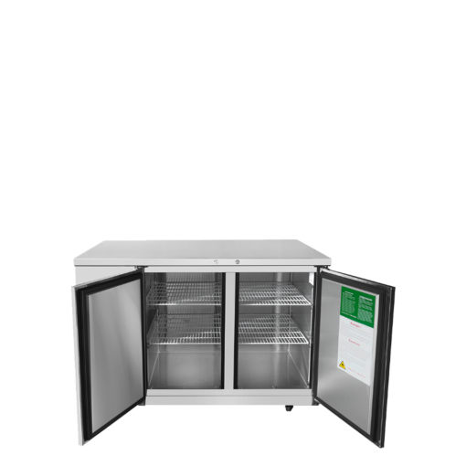 Atosa MBB59GR 58" Stainless 2 Door Back Bar Beer Cooler, Door Locks, Casters Free Shipping - Image 2