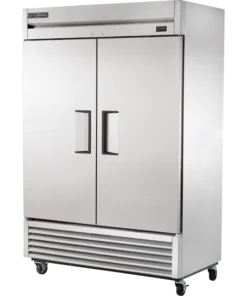 True T-49-HC 54" Two Section Reach In Refrigerator, (2) Left/Right Hinge Solid Doors, 115v Free Shipping