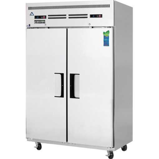 Everest Refrigeration 50" Wide, Dual Temp Ref/Freezer Upright Stainless Top Mount Model # ESRF2A, 115 Volt, Free Shipping