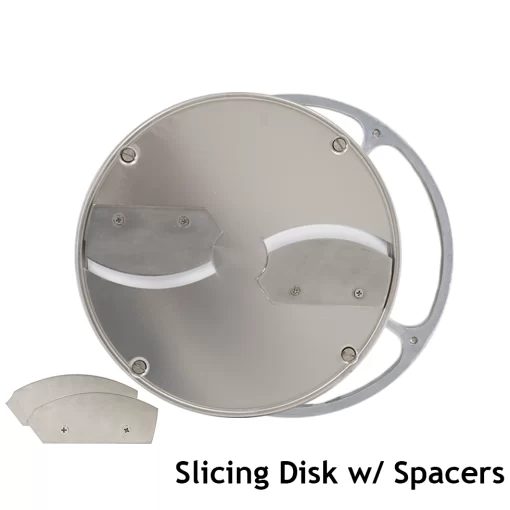 Pkg American Eagle Food Machinery Attachment Vegetable Slicer Disk with Alum HLR, ADJ to 1/16",1/8",3/16" & Cheese Shredder 5/16" - Image 3