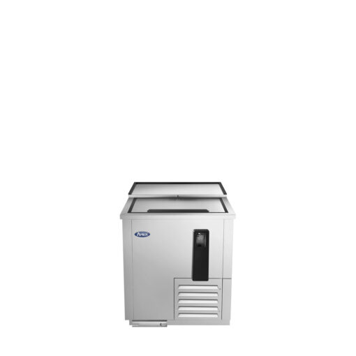 Atosa MBC24GR 24.4" Deep Well Horizontal Bottle Cooler, Stainless, Door Locks, Casters, Heavy Duty, Free Shipping