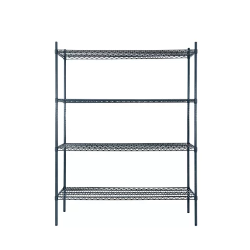 Atosa MWSSE244886 Shelf Wire Shelving Unit, 5 Shelves 24"x48" with 86" high Posts, Gray Epoxy, Free Shipping