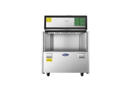 Atosa AMC-3401 34" Single Sided, 8 Crate Capacity, Forced Air Milk Cooler with Casters, Free Shipping