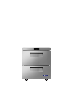 Atosa 27in Under counter 2 Drawers Freezer Casters MGF8420GR Free Shipping