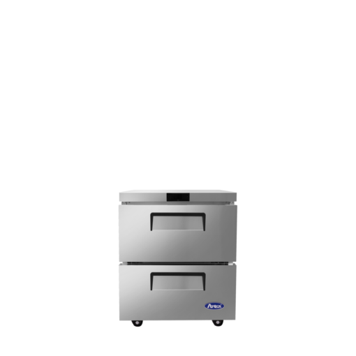Atosa 27in Under counter 2 Drawers Freezer Casters MGF8420GR Free Shipping