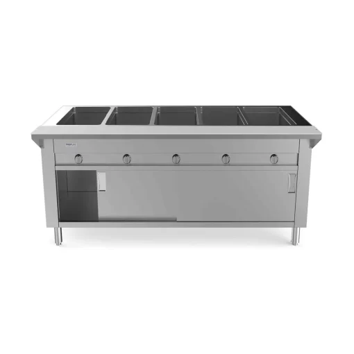 Steam Table 74" with Individual controls, Sealed Wells,  Natural gas