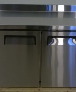 Alternative view of Atosa 60" Worktop 2 Door Freezer Casters with Backsplash, MGF8414GR 120 volt Free Shipping