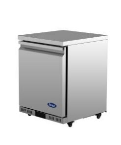 Atosa Space Saver 24in Under Counter Refrigerator Casters AUR24SD, Free Shipping