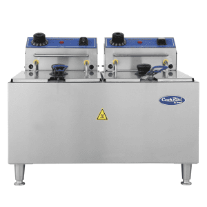 Atosa 22" ACEF-32 Split Pot Electric Fryer w/ 32 Lb. Capacity, 208/240V, (2) 2900/3800W, Free Shipping