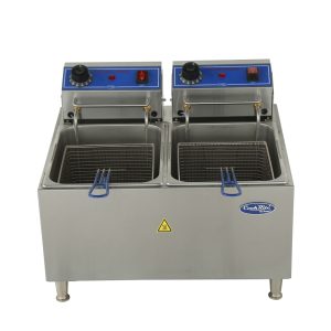 Atosa 22" ACEF-32 Split Pot Electric Fryer w/ 32 Lb. Capacity, 208/240V, (2) 2900/3800W, Free Shipping - Image 3