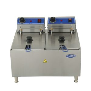 Atosa 22" ACEF-32 Split Pot Electric Fryer w/ 32 Lb. Capacity, 208/240V, (2) 2900/3800W, Free Shipping - Image 2