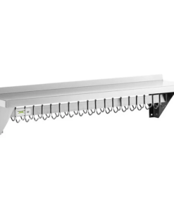 Alternative view of Pkg Wall Shelves and 2 Door Stainless Refrigerator per Quote: