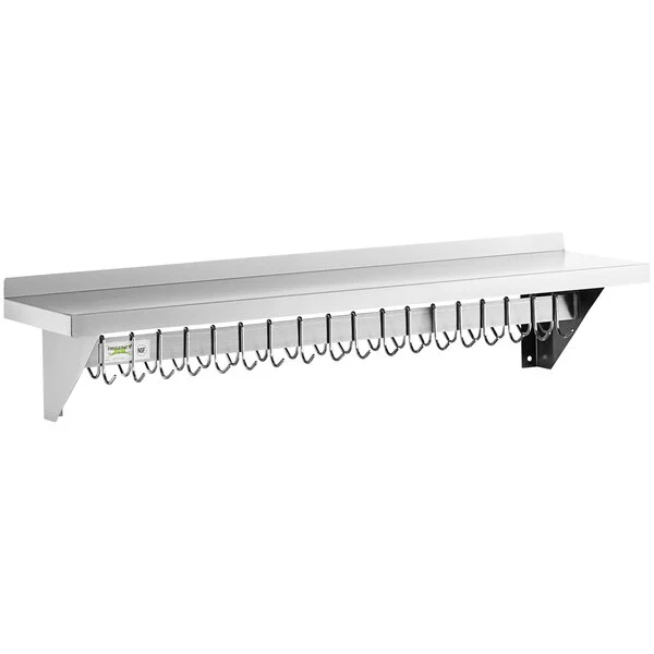 Pkg Wall Shelves and 2 Door Stainless Refrigerator per Quote: - Image 2