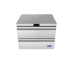 Alternative view of Atosa 27in Under Counter Refrigerator with 2 Drawers, Casters, Model # AUR27D2, Free Shipping