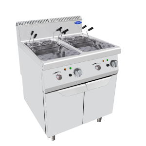 Atosa 18 Gallon Commercial Gas Double Pasta Cooker Stainless Steel Floor Model # PCG18, Natural Gas Only, Free Shipping - Image 2